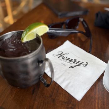 Henry's On The Market - Raspberry Mule - Bars Near Me - Charleston, South Carolina