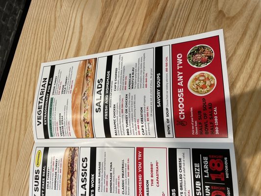 Menu photo 3 Capriotti's Sandwich Shop Odessa, FL