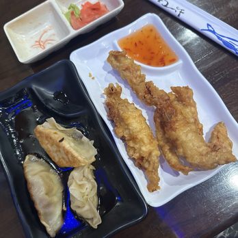 Volcano Sushi & Asian Bistro - Soft shell crab and gyoza - Sushi Bars Near Me - Norfolk, Virginia Volcano Sushi & Asian Bistro - Soft shell crab and gyoza - Sushi Bars Near Me - Norfolk, Virginia