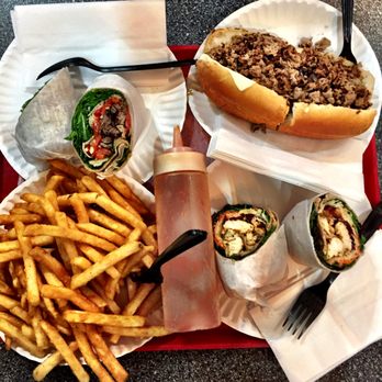Skampa - Large Fries, Grilled Chicken Heaven, Cheese Steak, and Nutty Arugula - Sandwiches Near Me - Cambridge, Massachusetts Skampa - Large Fries, Grilled Chicken Heaven, Cheese Steak, and Nutty Arugula - Sandwiches Near Me - Cambridge, Massachusetts