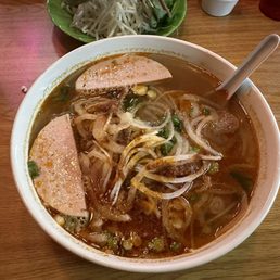 Don't remember, had a friend order for me. It's noodles, a form of beef/steak?, pork, onions, and some other goodies. Don't remember, had a friend order for me. It's noodles, a form of beef/steak?, pork, onions, and some other goodies.