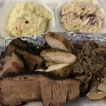 Texas Steele BBQ - Three Meats plate - Food Trucks Near Me - Columbus, Ohio