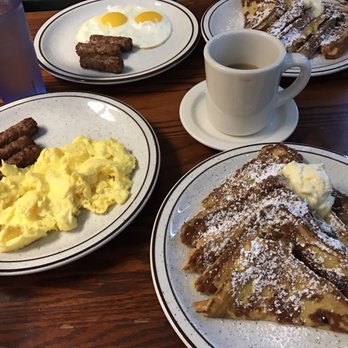 Flo's Coffee Shop - French toast combo with choice sausage or bacon - Diners Near Me - El Monte, California