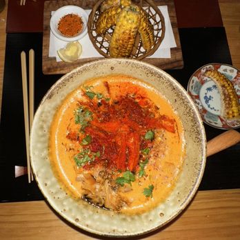 Mensho - Garlic knockout, corn wings - Noodles Near Me - Houston, Texas Mensho - Garlic knockout, corn wings - Noodles Near Me - Houston, Texas
