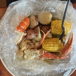 The Marina Bowl is flavorless and messy filled with a bag full of butter. Less butter more seasoning high cholesterol don't get!! The Marina Bowl is flavorless and messy filled with a bag full of butter. Less butter more seasoning high cholesterol don't get!!