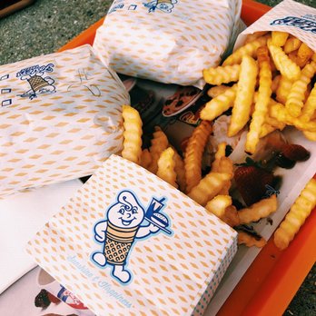 Fosters Freeze - Crispy Chicken Burger & Regular Burger (both with fries) DELISH!! - Burgers Near Me - Tracy, California Fosters Freeze - Crispy Chicken Burger & Regular Burger (both with fries) DELISH!! - Burgers Near Me - Tracy, California