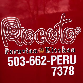 Rocoto Peruvian Kitchen - This is sign on side of the Food Truck - Food Trucks Near Me - Tigard, Oregon Rocoto Peruvian Kitchen - This is sign on side of the Food Truck - Food Trucks Near Me - Tigard, Oregon
