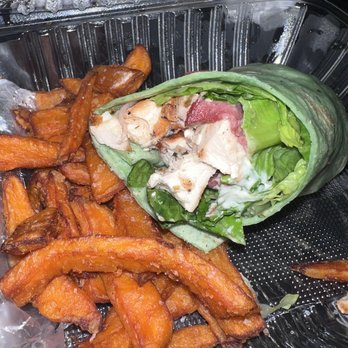 Greens and Proteins - Cali wrap with sweet potatoes - Juice Bars & Smoothies Near Me - Las Vegas, Nevada Greens and Proteins - Cali wrap with sweet potatoes - Juice Bars & Smoothies Near Me - Las Vegas, Nevada