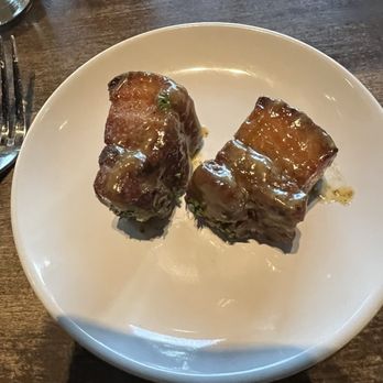 Table 100 - Another picture of Pork belly appetizer - New American Near Me - Flowood, Mississippi