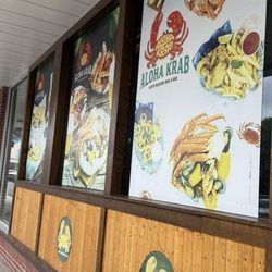 Aloha Krab Cajun Seafood & Bar - Outside the restaurant