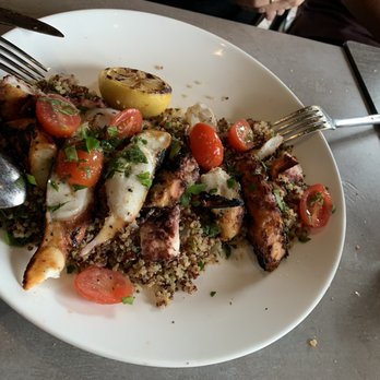 Plateia Mediterranean Kitchen Bar - Grilled octopus with quinoa - Bars Near Me - Glenview, Illinois Plateia Mediterranean Kitchen Bar - Grilled octopus with quinoa - Bars Near Me - Glenview, Illinois