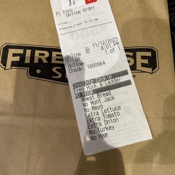 Firehouse Subs - The order- NOT - Sandwiches Near Me - Oceanside, California
