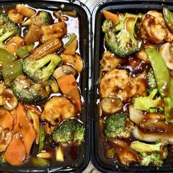 China House Chinese Restaurant - Szechuan Shrimp and Hunan Shrimp - 4.5 stars