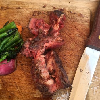 The Bison Restaurant - I understand a ribeye is not a filet but seriously folks...look at the picture...this is $53 CAD... - Canadian (New) Near Me - Banff, Alberta The Bison Restaurant - I understand a ribeye is not a filet but seriously folks...look at the picture...this is $53 CAD... - Canadian (New) Near Me - Banff, Alberta