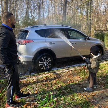 Patel Mobile Detail - Nick letting my son have a turn washing the car - Auto Detailing Near Me Patel Mobile Detail - Nick letting my son have a turn washing the car - Auto Detailing Near Me