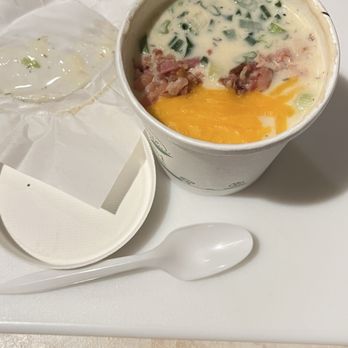 Momma G's Soup - Looks like a single serving of soup, but that's the large $8.25 to go portion. - Sandwiches Near Me - Troutdale, Oregon Momma G's Soup - Looks like a single serving of soup, but that's the large $8.25 to go portion. - Sandwiches Near Me - Troutdale, Oregon