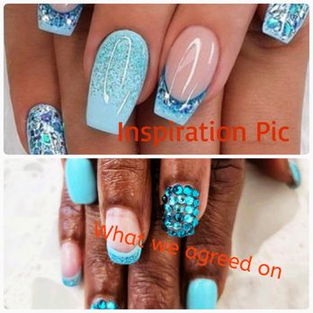 Most Grace Nails & Spa - My second bling nail set from Ms. Tina @ Most Grace Nails - Nail Salons Near Me - Brooklyn, New York Most Grace Nails & Spa - My second bling nail set from Ms. Tina @ Most Grace Nails - Nail Salons Near Me - Brooklyn, New York