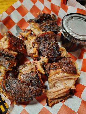 Alex Farms Hickory Smoked Chicken Salad and BBQ Olive Branch by null