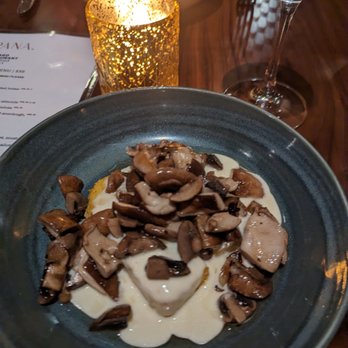 Alpana - Crispy polenta and mushroom. - New American Near Me - Chicago, Illinois Alpana - Crispy polenta and mushroom. - New American Near Me - Chicago, Illinois