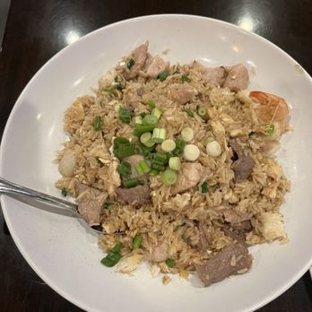 Zabb Thai & Sushi - Combination Fried Rice This was a generous portion! - Sushi Bars Near Me - Davie, Florida Zabb Thai & Sushi - Combination Fried Rice This was a generous portion! - Sushi Bars Near Me - Davie, Florida