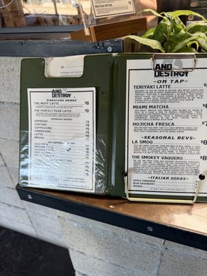Menu photo 3 And Destroy Coffee & Gaming Los Angeles, CA Menu photo 3 And Destroy Coffee & Gaming Los Angeles, CA