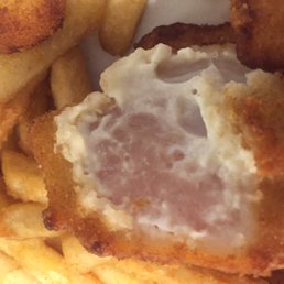 Raw chicken fingers Raw chicken fingers