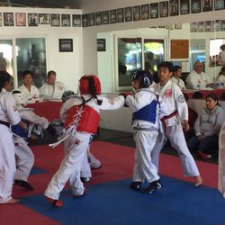 Chungs Taekwondo Studio - Straight punch with full force and focus