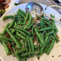 Dry-Fried Green Beans W/ Minced Beef Dry-Fried Green Beans W/ Minced Beef