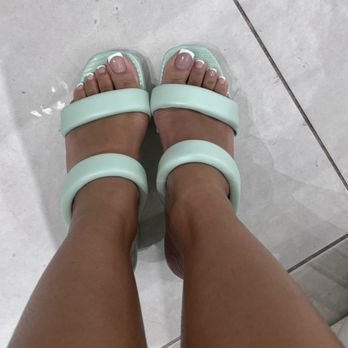 Cindy's Nails & Spa - Gel French tip pedicure, acrylic/ over lay on big toes - Day Spas Near Me - New Orleans, Louisiana Cindy's Nails & Spa - Gel French tip pedicure, acrylic/ over lay on big toes - Day Spas Near Me - New Orleans, Louisiana
