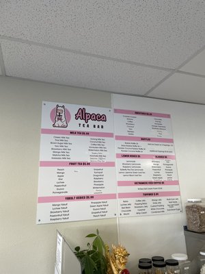 Menu photo 2 Alpaca Tea Bar Lake Elsinore, CA Menu photo 2 Alpaca Tea Bar Lake Elsinore, CA