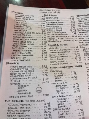 Menu photo 7 BN Sushi & Grill Cedar Hill, TX Menu photo 7 BN Sushi & Grill Cedar Hill, TX