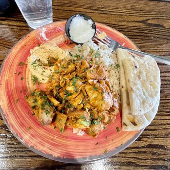 Laziza Mediterranean Grill - Evans  - Chicken shawarma lunch - Middle Eastern Near Me - Evans, Georgia