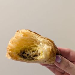 Baker Duck - Cross-section of my curry beef puff pastry