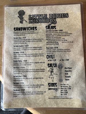 Menu photo 4 Little Devil's Lunchbox Port Angeles, WA Menu photo 4 Little Devil's Lunchbox Port Angeles, WA