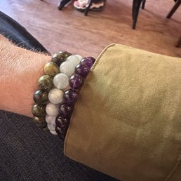 Great selection of gemstones and bracelets too Great selection of gemstones and bracelets too