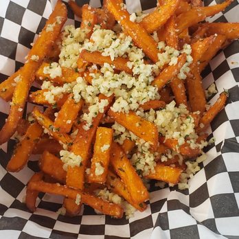 Tastes So Good - Sweet potato garlic parm fries - Food Trucks Near Me Tastes So Good - Sweet potato garlic parm fries - Food Trucks Near Me