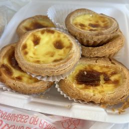 Portuguese style egg tarts Portuguese style egg tarts