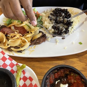 Las Braza's Mexican Grill - Carne Asada (bland and small) - Mexican Near Me - Tallahassee, Florida