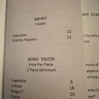 Nobu at Paris Hotel - Japanese Near Me - Las Vegas, Nevada