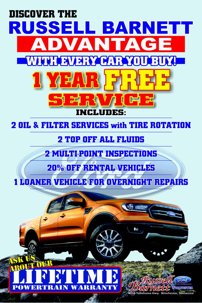 RUSSELL FORD 13 Photos Car Dealers 4055 Tullahoma Hwy