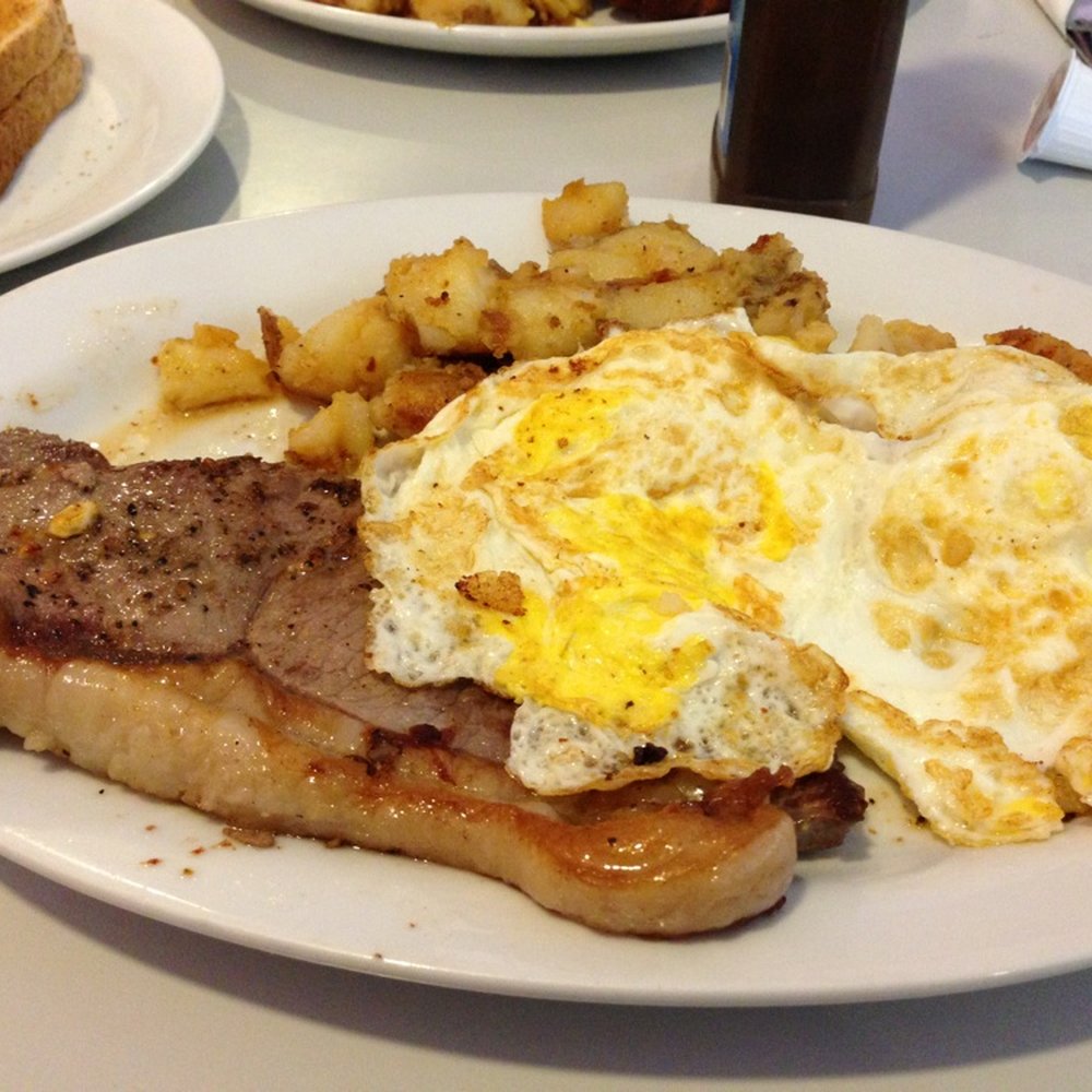 Steak breakfast Steak breakfast