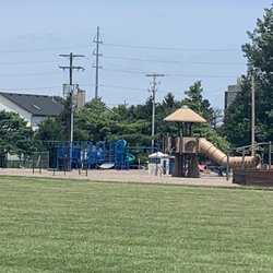 Norwich Elementary School - Playground at other school behind Norwich.