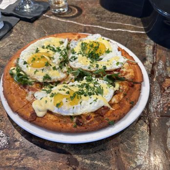 The Hideout Kitchen + Bar - Cauliflower crust, pizza for keto lovers. We ordered our eggs over easy , and a special bacon excellent taste. - Comfort Food Near Me - Palm Desert, California The Hideout Kitchen + Bar - Cauliflower crust, pizza for keto lovers. We ordered our eggs over easy , and a special bacon excellent taste. - Comfort Food Near Me - Palm Desert, California