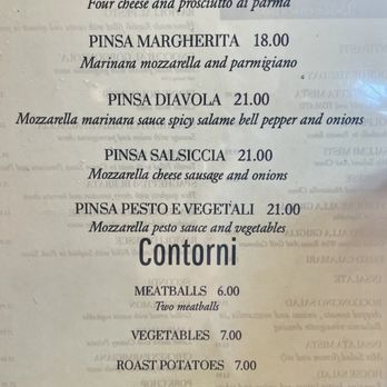 Bocconcino - Menu 8/17/2024 - Italian Near Me - San Francisco, California