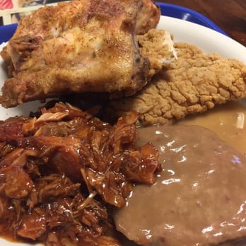 Schwartz Family Restaurant - My meat plate... chicken tenders, fried chicken, pulled pork and more - Buffets Near Me - Eckerty, Indiana Schwartz Family Restaurant - My meat plate... chicken tenders, fried chicken, pulled pork and more - Buffets Near Me - Eckerty, Indiana