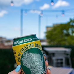 Crow's Nest Rooftop Bar - New Glarus Spotted Cow