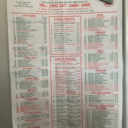 Chef King - Menu