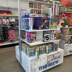 Grabbing some last minute holiday goodies.