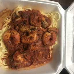 Shrimp Marinara pasta Shrimp Marinara pasta