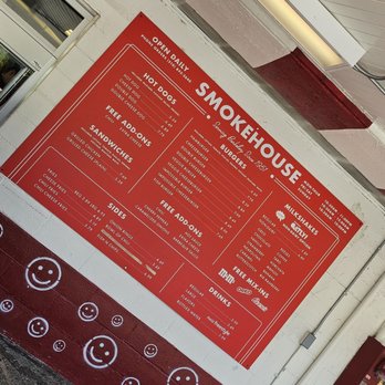 Smokehouse - Menu - Fast Food Near Me - Berkeley, California